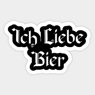 Ich Liebe Bier Sticker